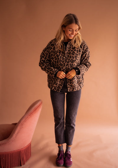 Charlene™ | Chaqueta Animal Print Atemporal
