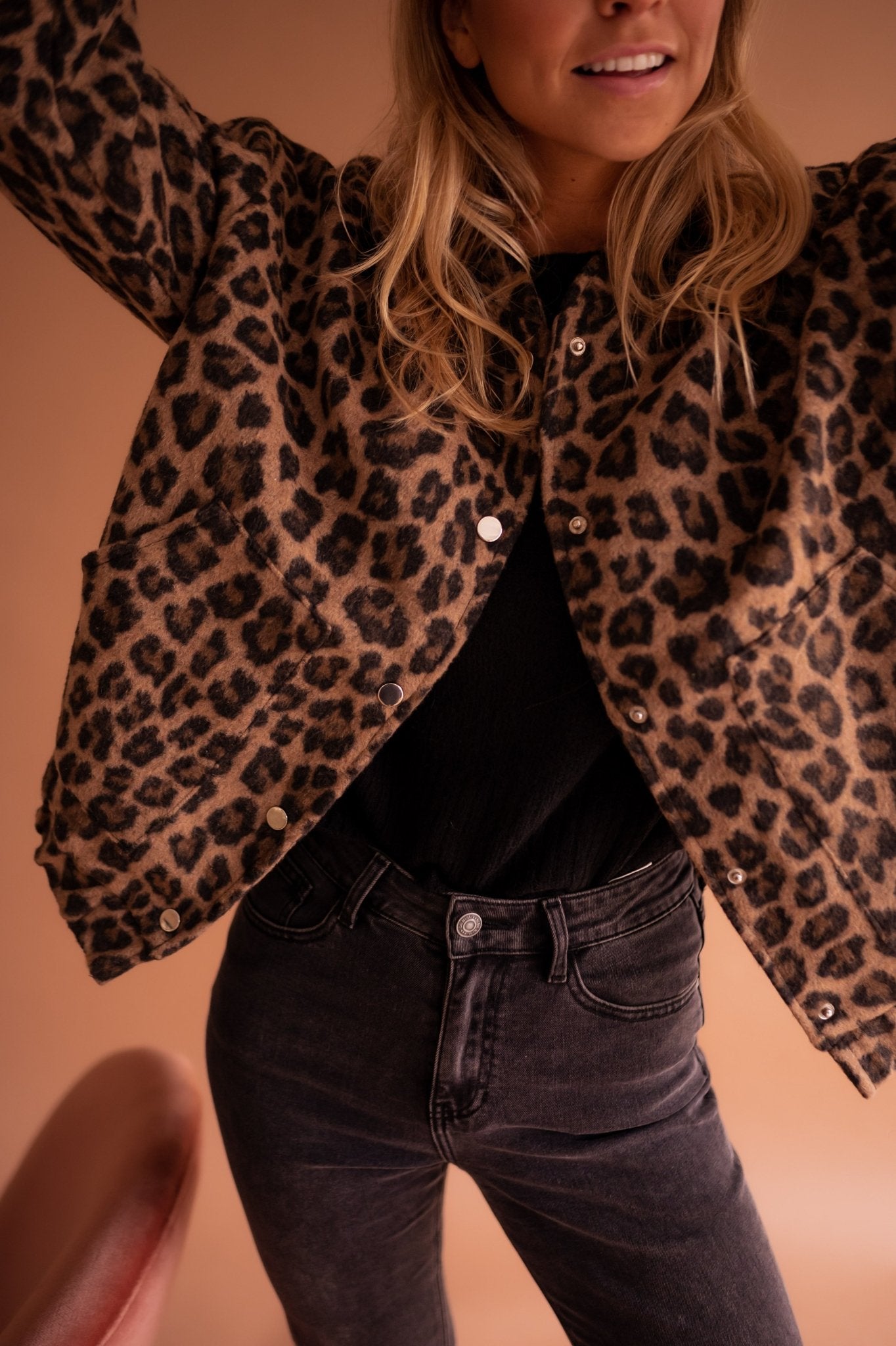 Charlene™ | Chaqueta Animal Print Atemporal