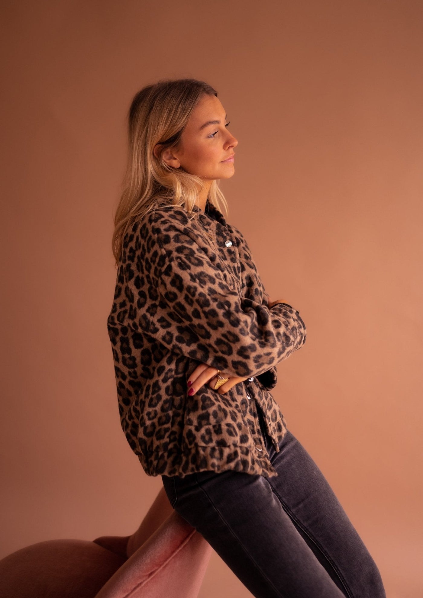 Charlene™ | Chaqueta Animal Print Atemporal