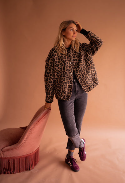 Charlene™ | Chaqueta Animal Print Atemporal