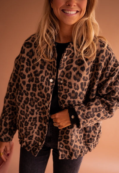 Charlene™ | Chaqueta Animal Print Atemporal