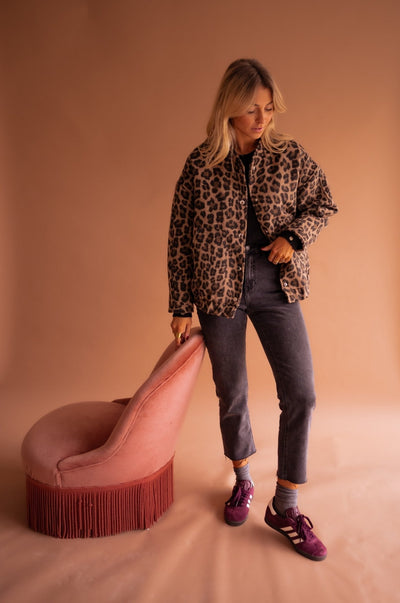 Charlene™ | Chaqueta Animal Print Atemporal