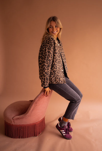 Charlene™ | Chaqueta Animal Print Atemporal